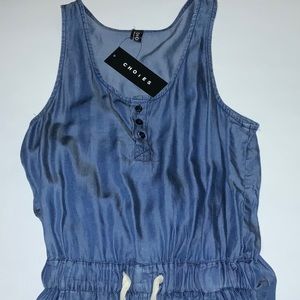 CHOIES Blue Jumpsuit